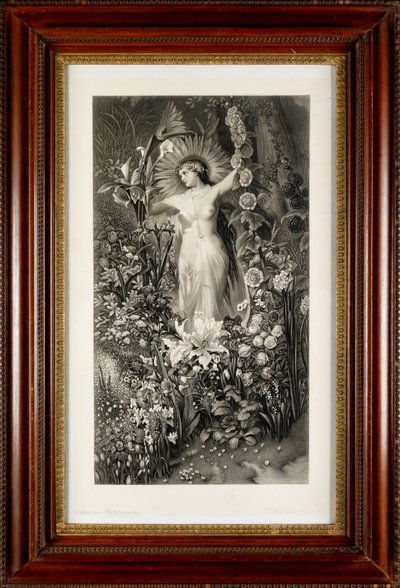 フローラ（彫刻 作： Thomas Lewis Atkinson