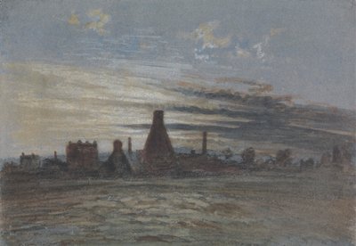 夕暮れのオストハウス 作： Thomas Lindsay