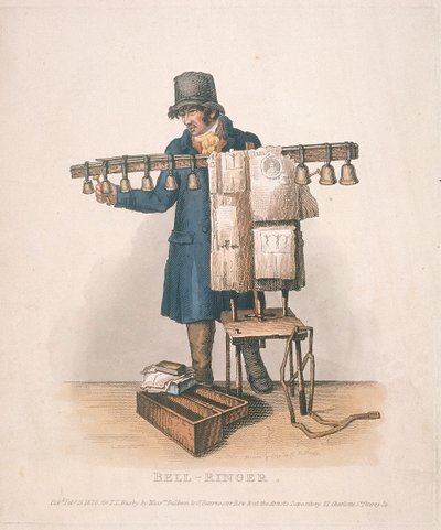 鐘を鳴らす人、1820 年 作： Thomas Lord Busby