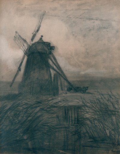 マーシュミル、c1840 作： Thomas Lound