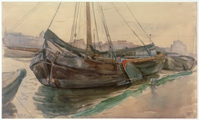 トロール漁船 作： Thomas Ludwig Herbst