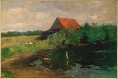 赤い屋根の家 作： Thomas Ludwig Herbst