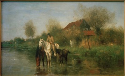 水の上の馬 作： Thomas Ludwig Herbst
