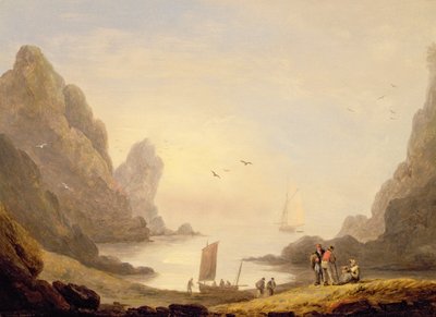 人里離れた入り江 作： Thomas Luny