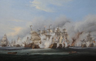 トラファルガーの戦い 作： Thomas Luny