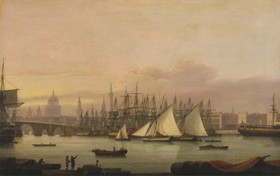 ロンドン港 作： Thomas Luny