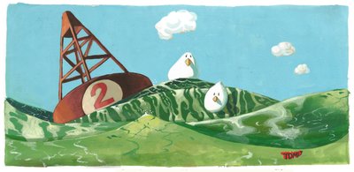 鳥ブイうねり 作： Thomas MacGregor