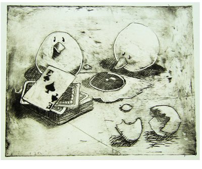 カード鳥 作： Thomas MacGregor