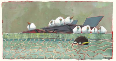 プールの鳥 作： Thomas MacGregor