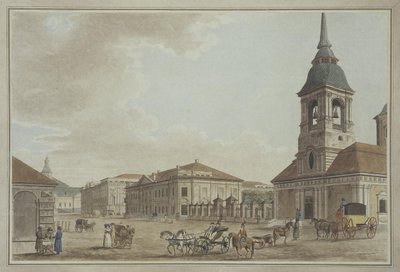 サンクトペテルブルクのリテニ アベニュー、1790 年 作： Thomas Malton the Elder