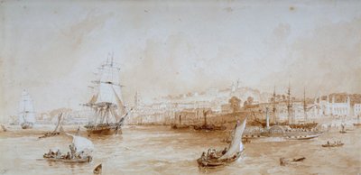 グレイブセンド、ケント、c1830 作： Thomas Mann Baynes