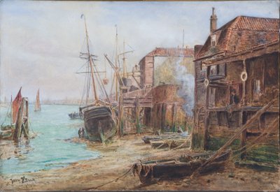 少し古いグリニッジ、1904（紙にトイレ） 作： Thomas Marie Madawaska Hemy