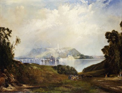 フェアモントウォーターワークス、フィラデルフィア、 作： Thomas Moran