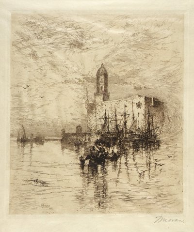 サン・フアン・デ・ヴルア城、ベラクルス 作： Thomas Moran