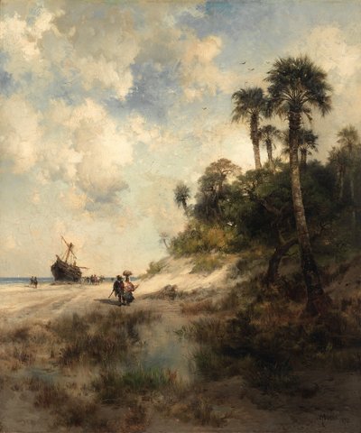 フロリダ州フォートジョージ島 作： Thomas Moran
