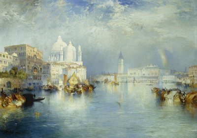 大運河、ヴェネツィア、1903 作： Thomas Moran