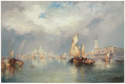 大運河、ヴェネツィア、1905 作： Thomas Moran