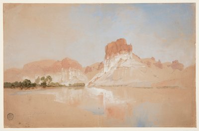 ワイオミング準州グリーンリバー 作： Thomas Moran