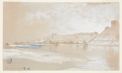 フェリーからのグリーン川、ワイオミング準州 作： Thomas Moran
