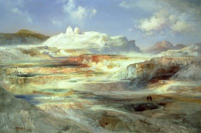 ジュピター・テラス、イエローストーン 作： Thomas Moran