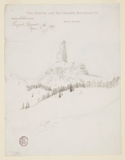 リザード ヘッド ピーク、コロラド州 作： Thomas Moran