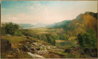 群れのマインド、c.1867 作： Thomas Moran