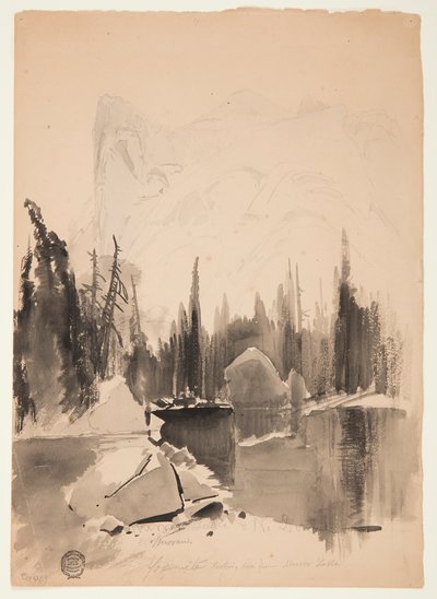 ミラー湖、ヨセミテ 作： Thomas Moran