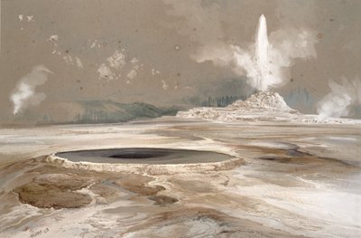 モーニンググローリープール、1873 作： Thomas Moran
