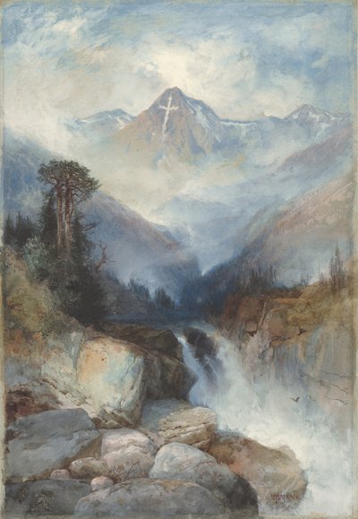 聖十字架の山 作： Thomas Moran