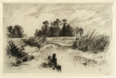 L.I.イースハンプトン近郊（パサイック・メドウズ） 作： Thomas Moran