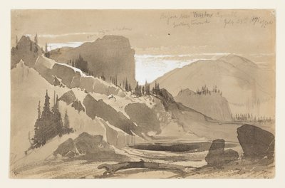 ユタ州メドウクリーク近郊 作： Thomas Moran