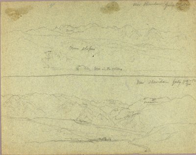1892年7月3日、シェリダン近郊 作： Thomas Moran