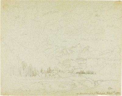 クラークスフォークのサンシャインフォークにて 作： Thomas Moran