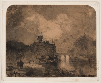 リバー シーン、グランド キャニオン、コロラド州 作： Thomas Moran