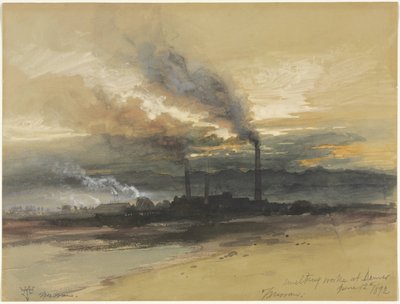 デンバーの製錬所 作： Thomas Moran