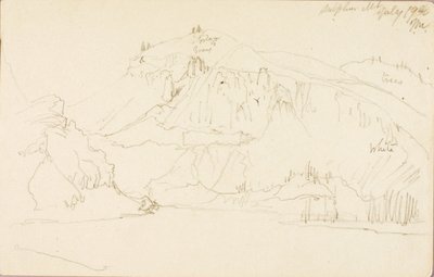 サルファー・マウンテン 作： Thomas Moran