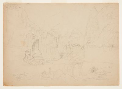 ユタ州南部、リオ バージン峡谷 作： Thomas Moran