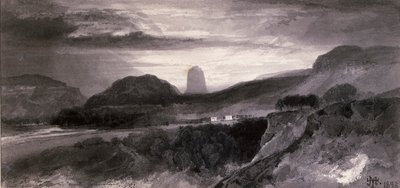 ジョンストンズの悪魔の塔 作： Thomas Moran