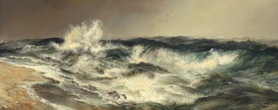 鳴り響く海 作： Thomas Moran