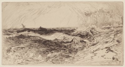 鳴り響く海 作： Thomas Moran