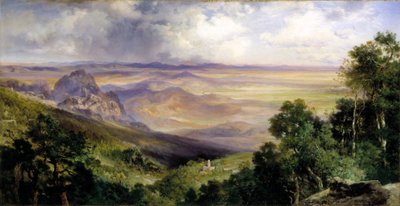 クエルナバカの谷、1903 年。 作： Thomas Moran
