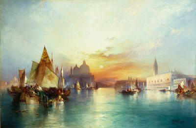 ヴェネツィア、1897 作： Thomas Moran