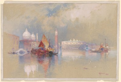 ヴェネツィアの眺め 作： Thomas Moran