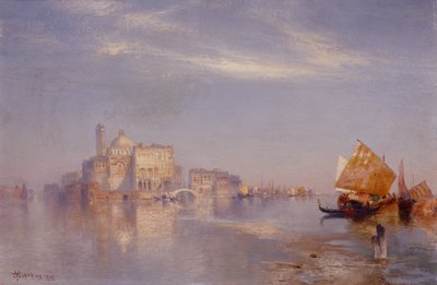 ヴェネツィアの眺め 作： Thomas Moran