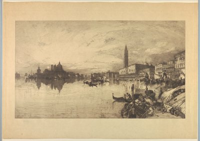 大運河からのヴェネツィアの眺め 作： Thomas Moran