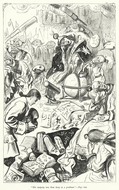ジョナサン・スウィフトの『ガリバーズ・トラヴェルズ』のイラスト（彫刻）。 作： Thomas Morten