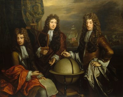 ジョン・ベンボウ（1653～1702）、ラルフ・デラヴァル卿（1645～1707年頃）、トーマス・フィリップス（1635～1693年頃） 作： Thomas Murray