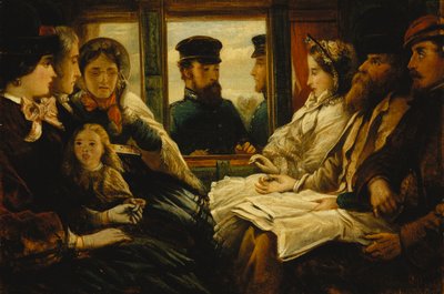 トラベリングプレゼント1860「チケットをお願いします」、1861 作： Thomas Musgrave Joy