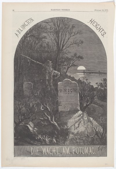 アーリントンハイツ。 ダイウォッチ。 ポトマックです。 作： Thomas Nast