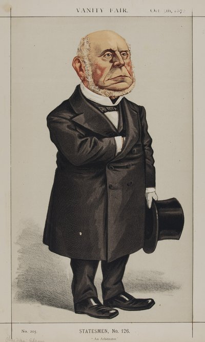 CFアダムズ、ヴァニティ・フェア、1872-10-05 作： Thomas Nast